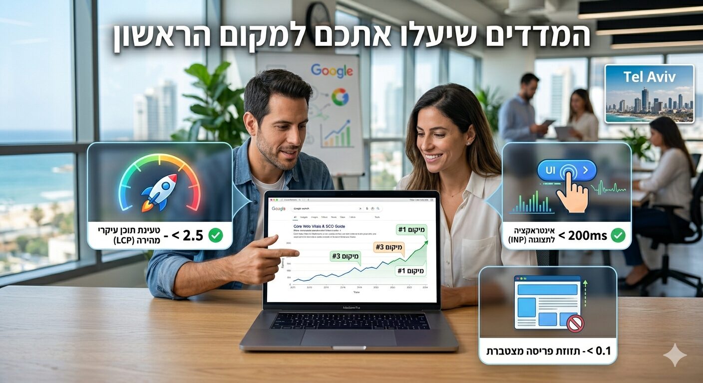 Core Web Vitals: המדריך המקיף